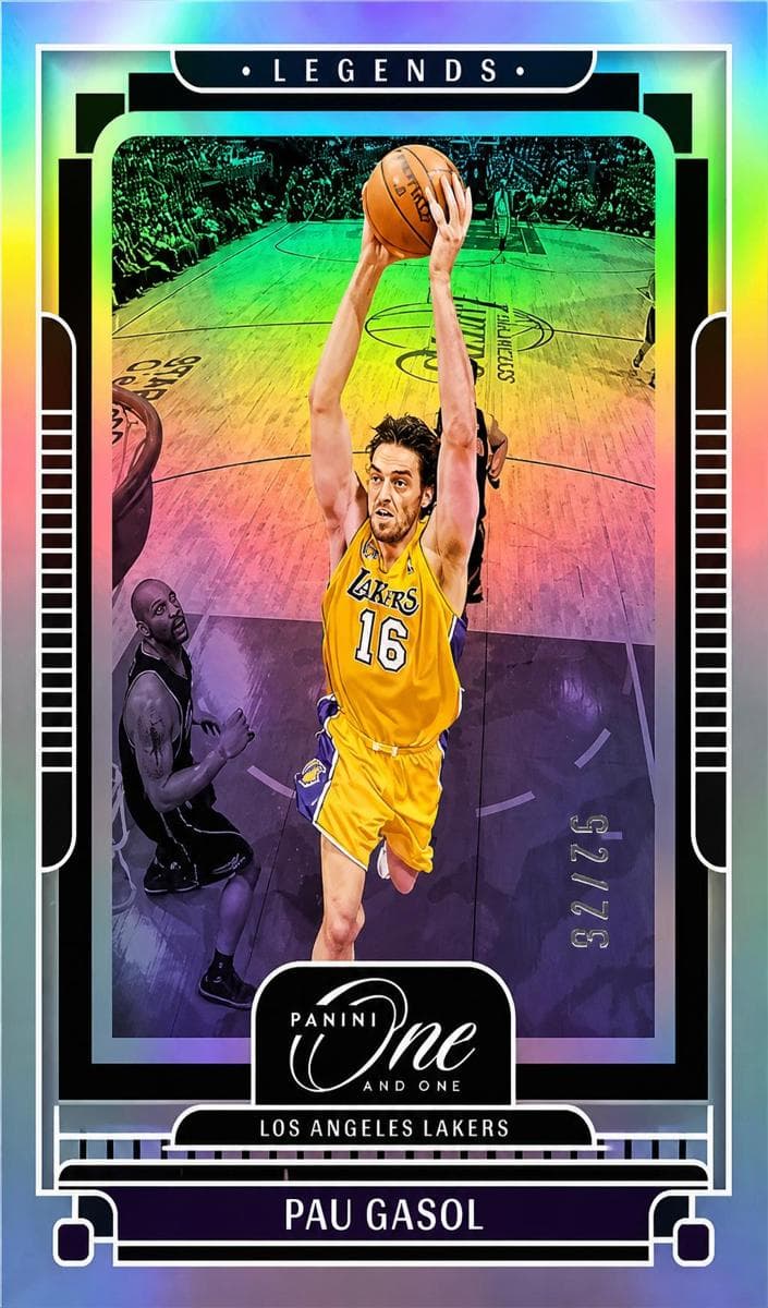 Pau Gasol 2024 panini Panini One and One