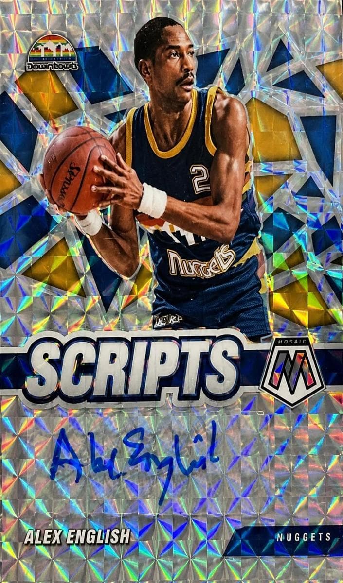 Alex English 2020 panini Panini Mosaic