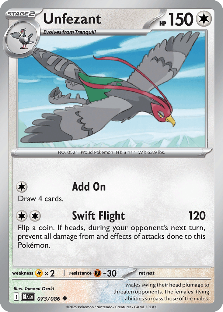 Unfezant 2022 Pokemon Go