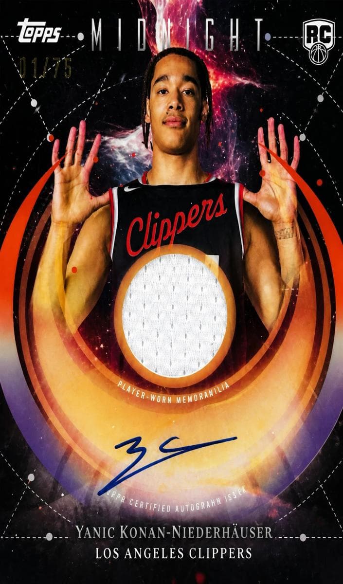 Yanic Konan-Niederhauser 2025 topps Topps Midnight