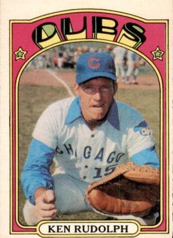 Ken Rudolph 1972 topps O-Pee-Chee