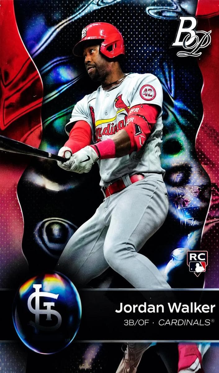 Jordan Walker 2023 bowman Bowman Platinum