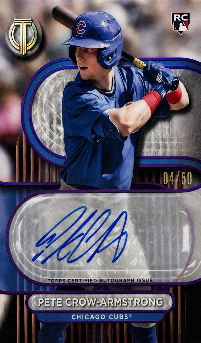 Pete Crow-Armstrong 2024 topps Topps Tribute