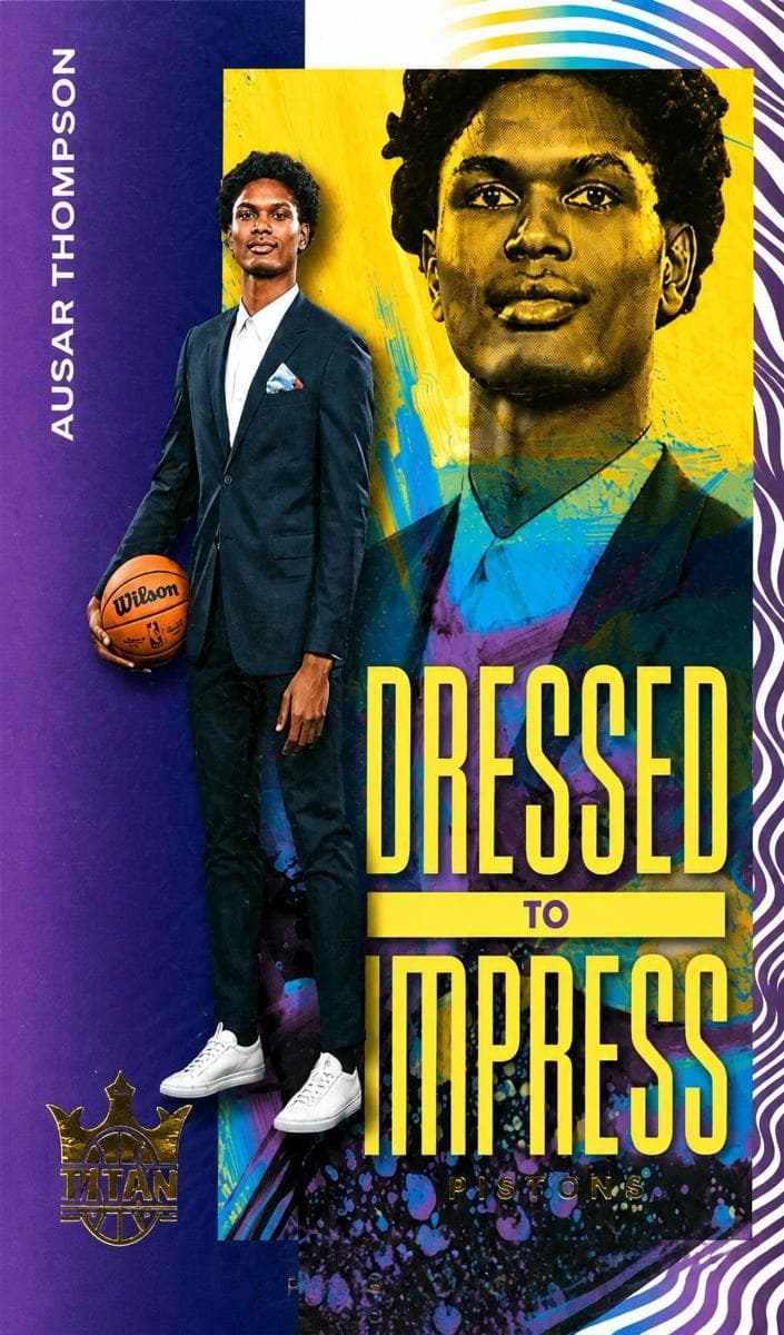 Ausar Thompson 2023 panini Panini Court Kings
