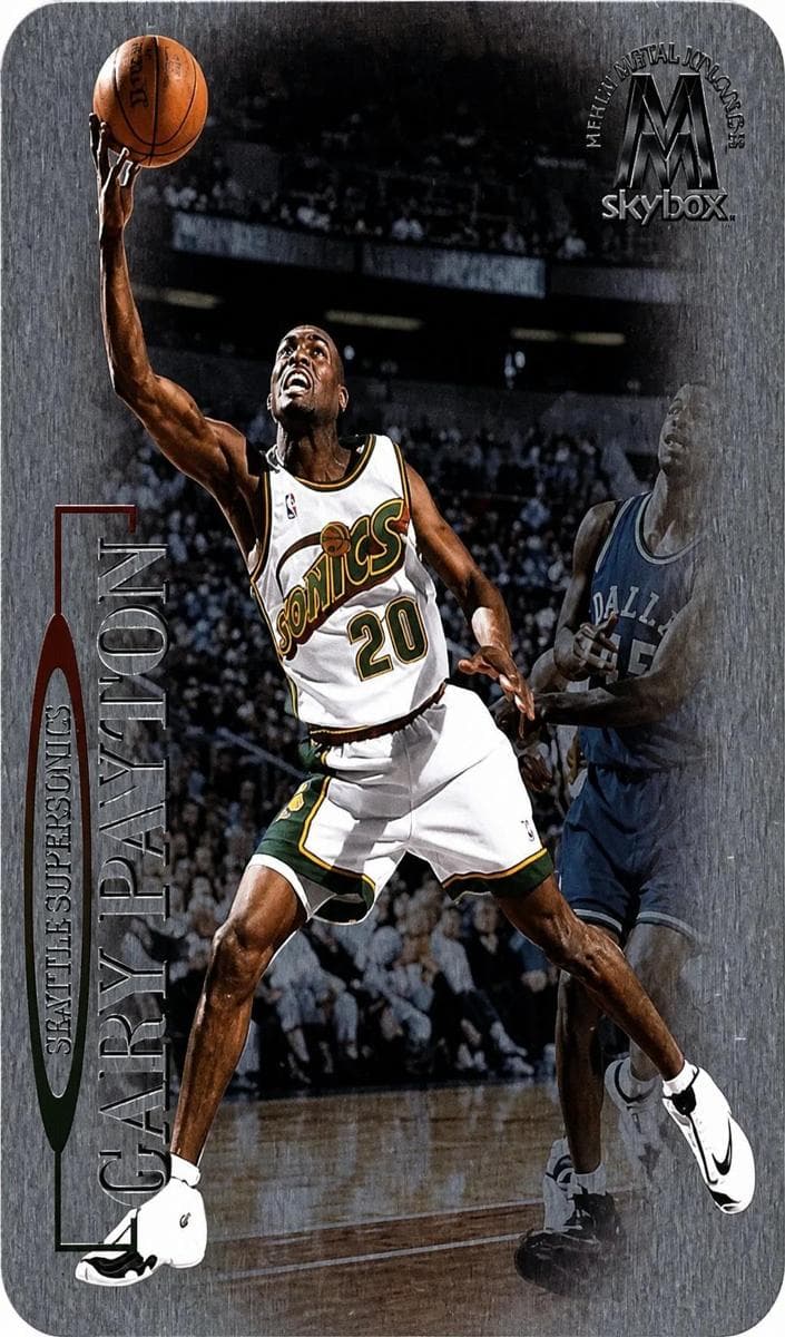 Gary Payton 1998 skybox Molten Metal