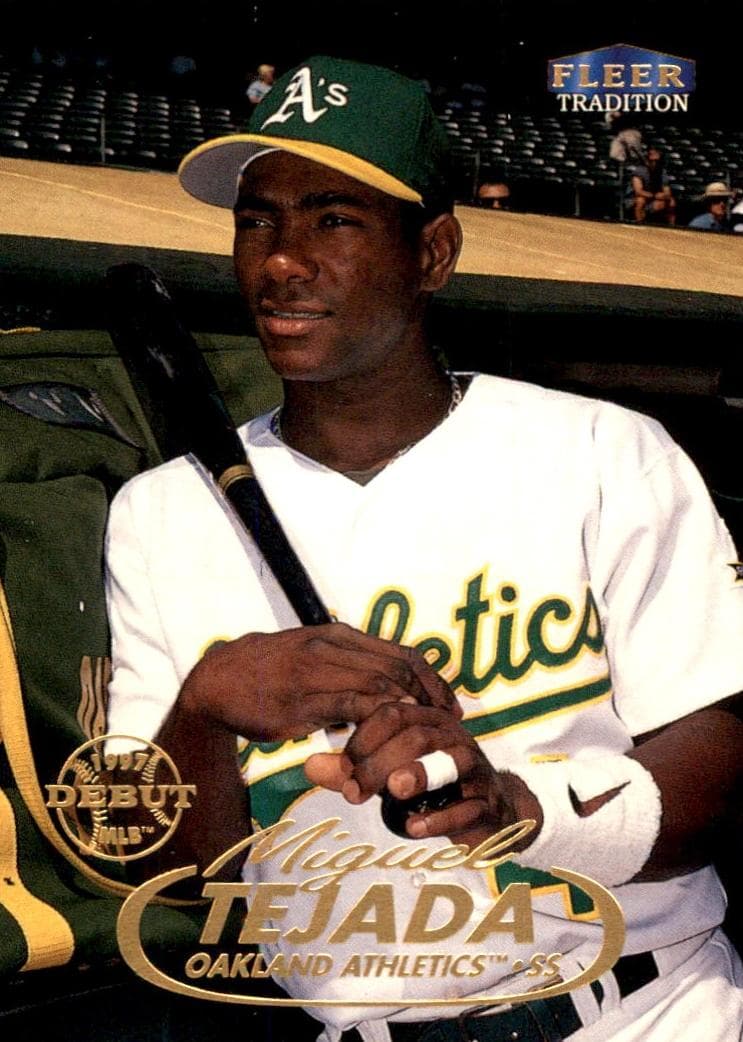 Miguel Tejada 1998 fleer Fleer Tradition