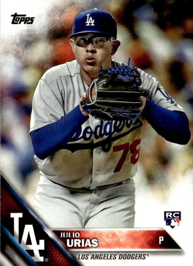 Julio Urias 2016 topps