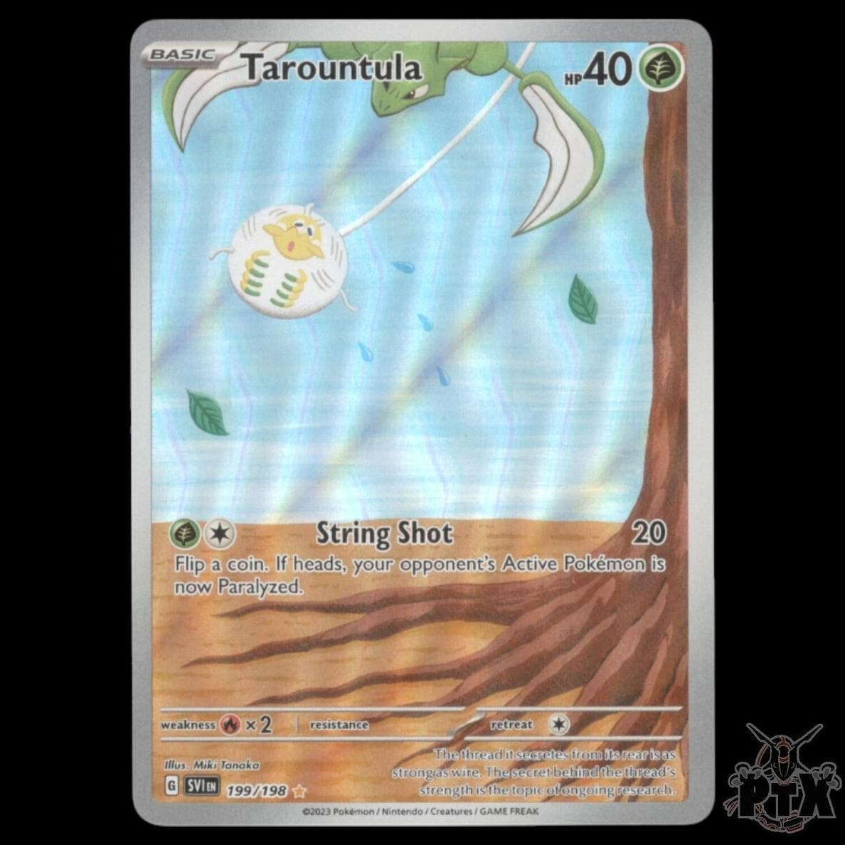 Tarountula trading card