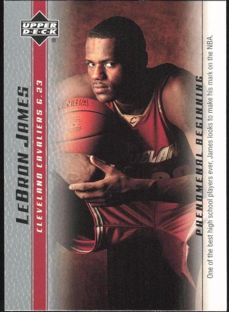 Lebron James 2003 upper-deck Lebron James Phenomenal Beginnings