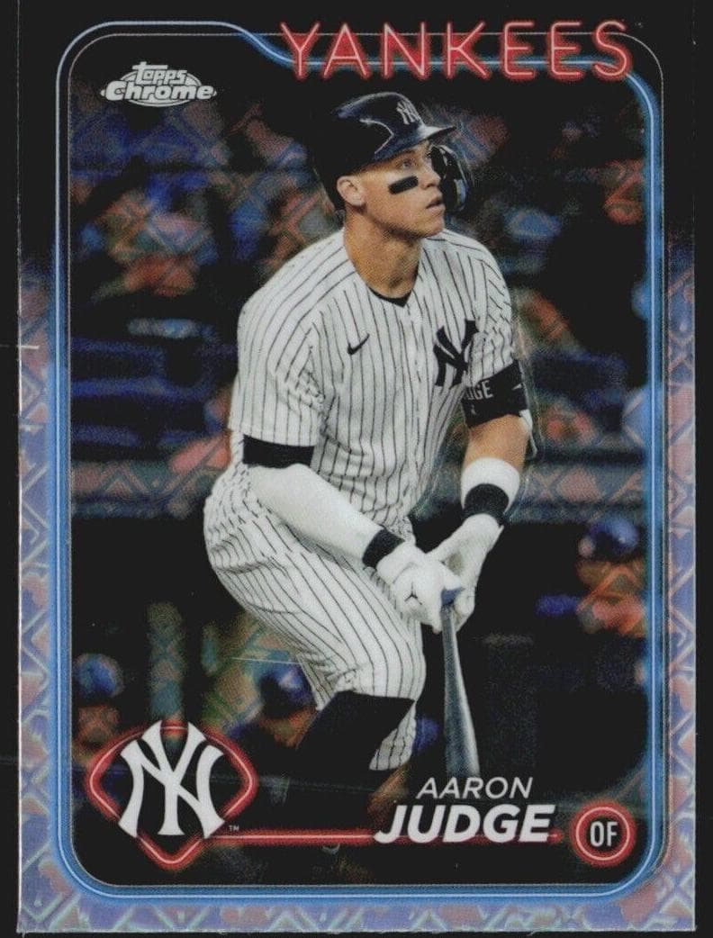Aaron Judge 2024 topps Topps Chrome Logofractor Edition
