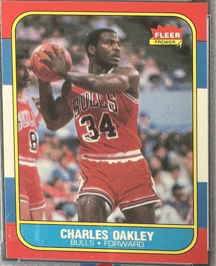 Basketball Charles Oakley 1986 Fleer 1986 Fleer