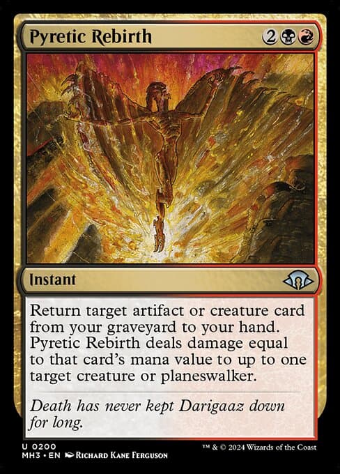 Pyretic Rebirth 2024 Magic: The Gathering Modern Horizons 3