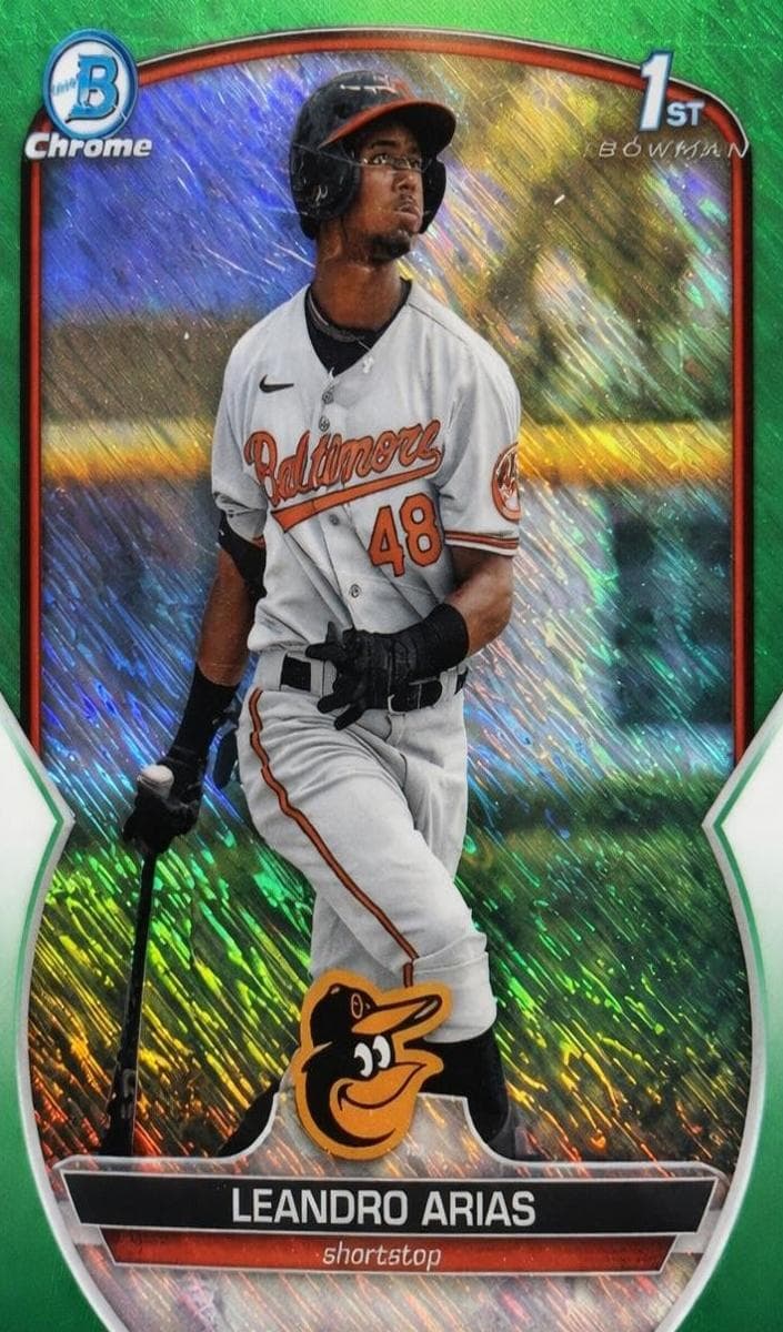 Leandro Arias trading card