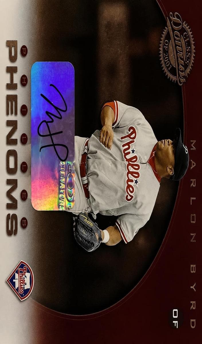 Marlon Byrd 2001 panini Class Of 2001