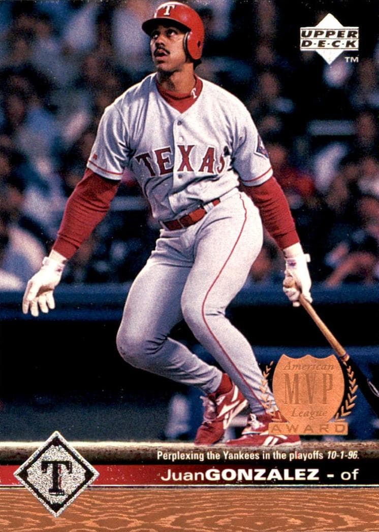 Juan Gonzalez 1997 upper-deck Upper Deck