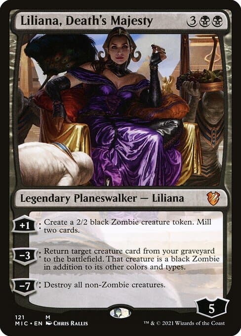 Liliana, Death's Majesty 2025 Magic: The Gathering Aetherdrift Commander