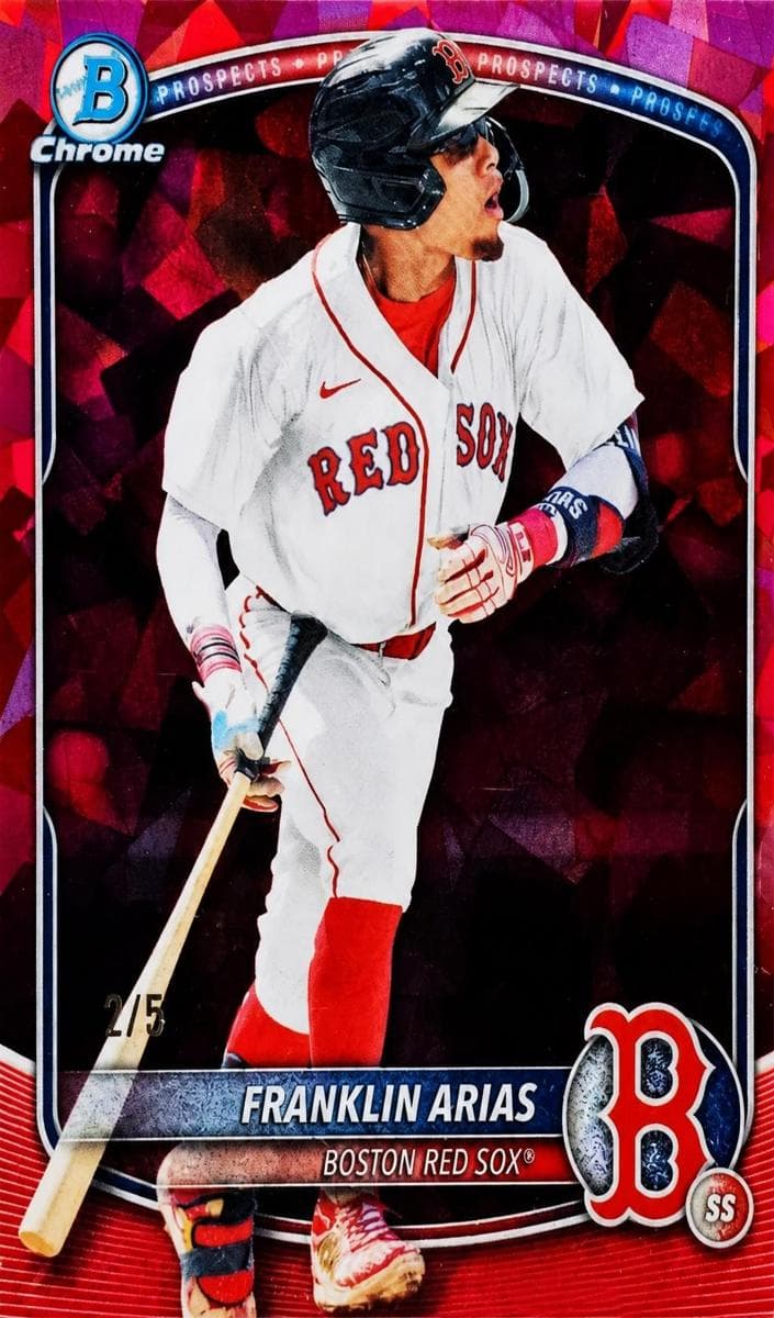 Franklin Arias 2025 bowman Bowman Draft Sapphire