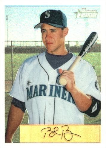 Bret Boone 2002 bowman Bowman Heritage
