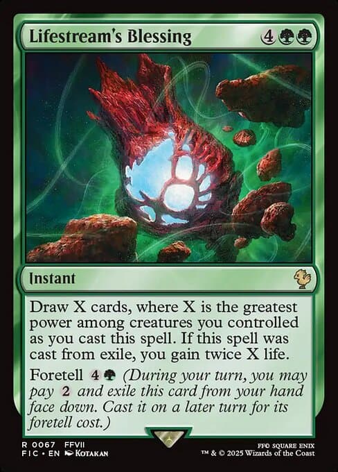 Lifestream's Blessing 2025 Magic: The Gathering Final Fantasy Commander