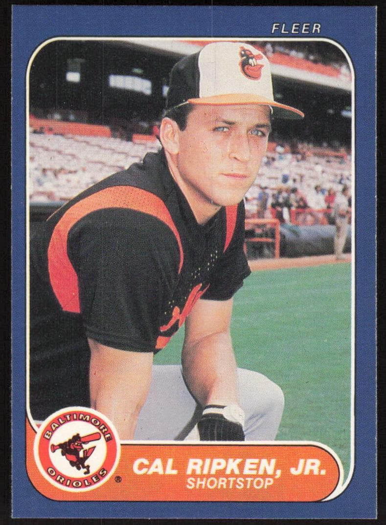 Cal Ripken Jr. 1986 fleer Fleer