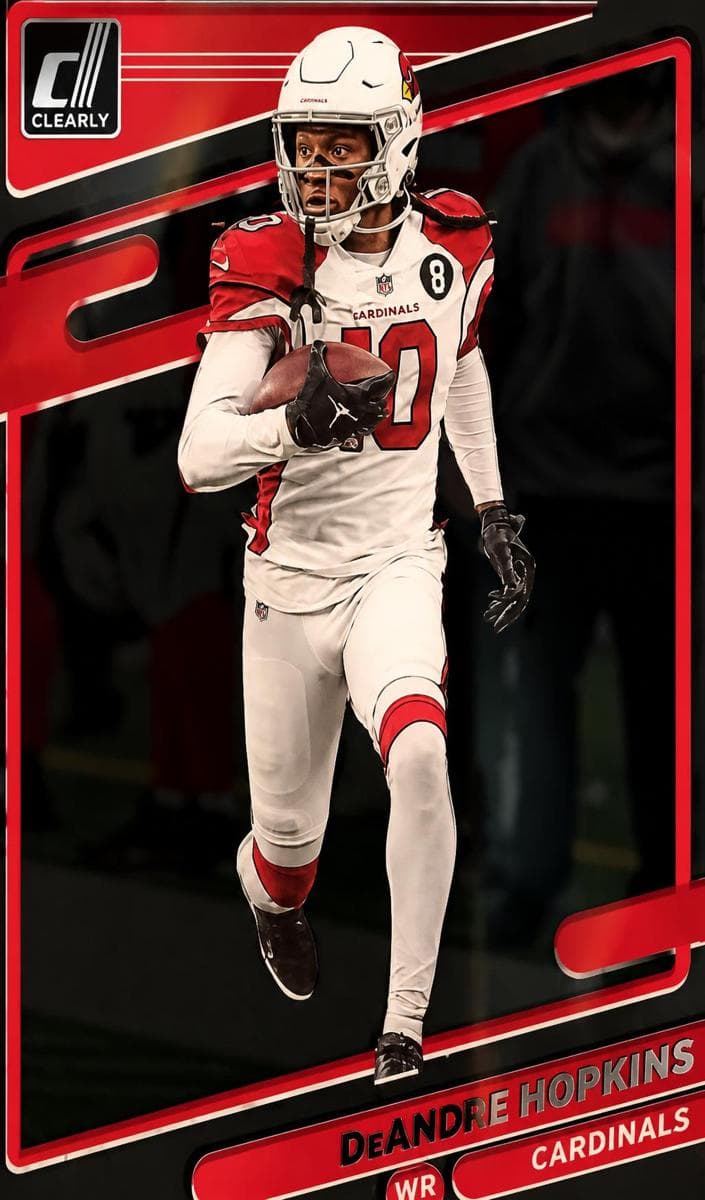 DeAndre Hopkins 2021 panini Clearly Donruss