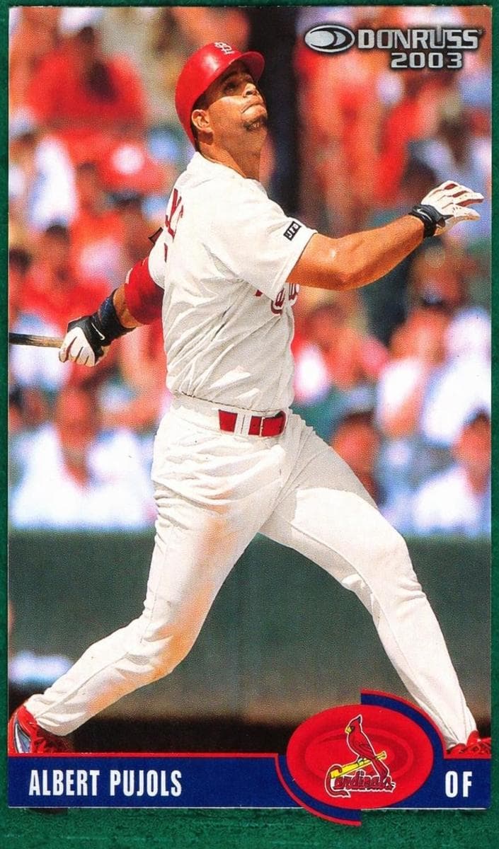 Albert Pujols 2003 panini Donruss