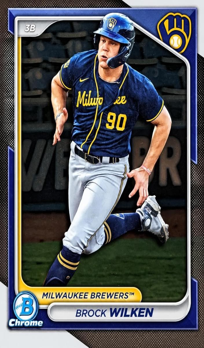 Brock Wilken 2024 bowman Bowman Draft Sapphire Edition