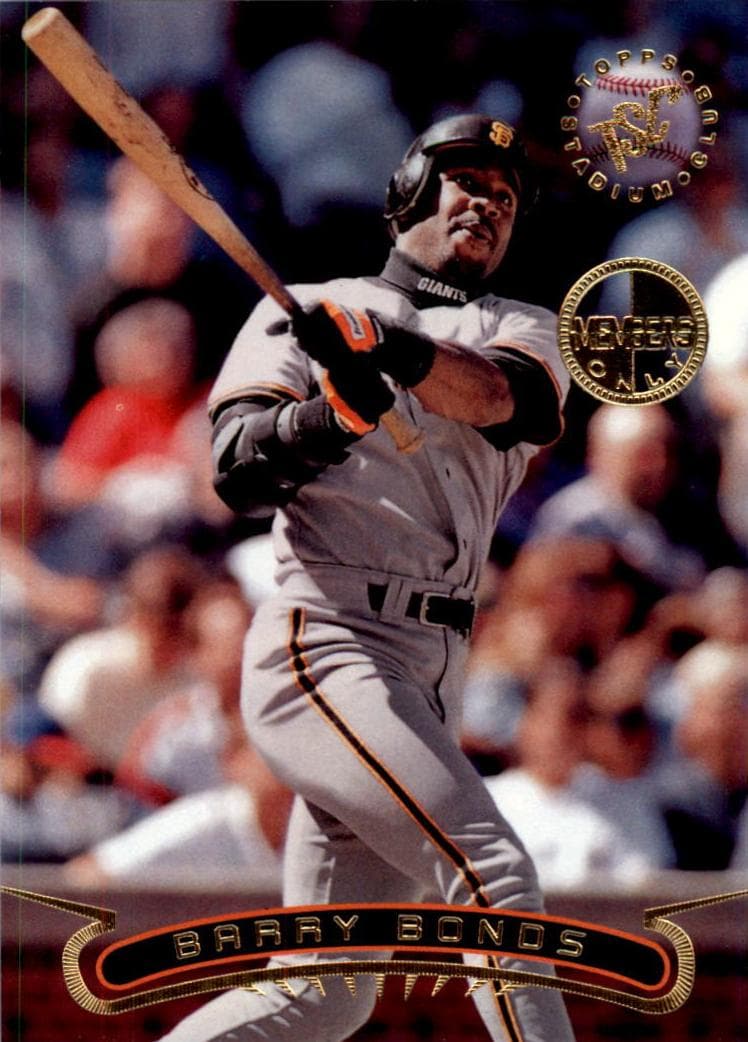 Barry Bonds 1996 unknown Stadium Club