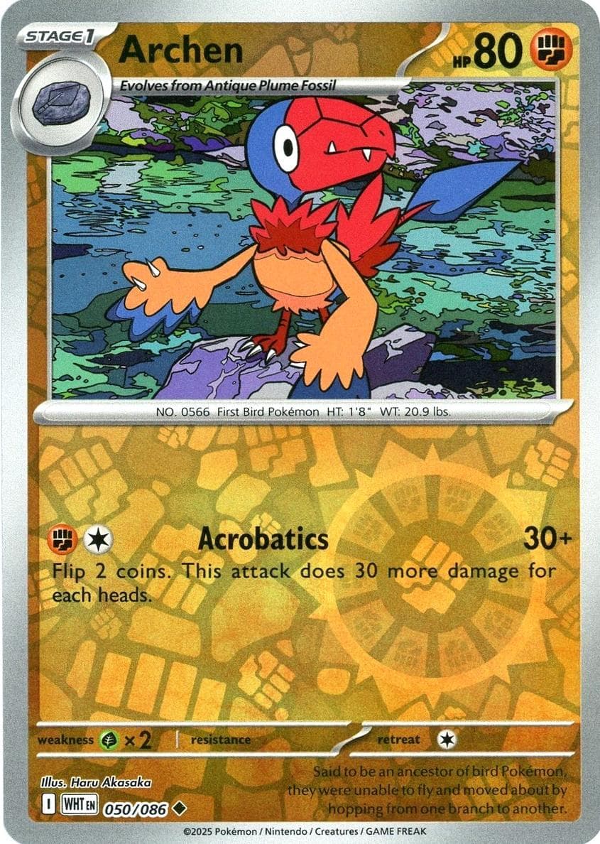 Archen trading card