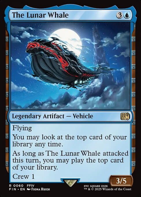 The Lunar Whale 2025 Magic: The Gathering Final Fantasy