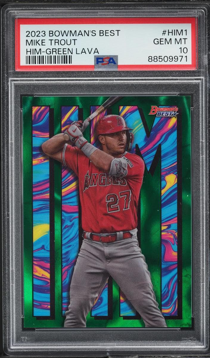 Mike Trout 2023 bowman Bowman's Best