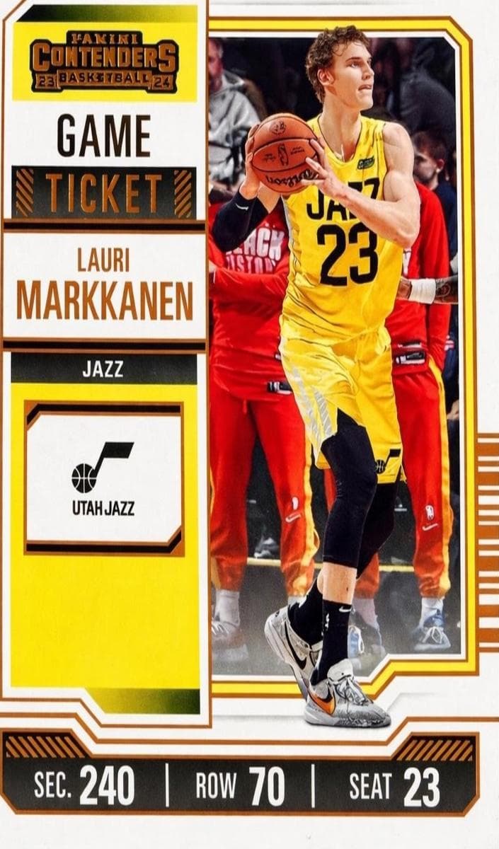 Lauri Markkanen 2023 panini Panini Contenders