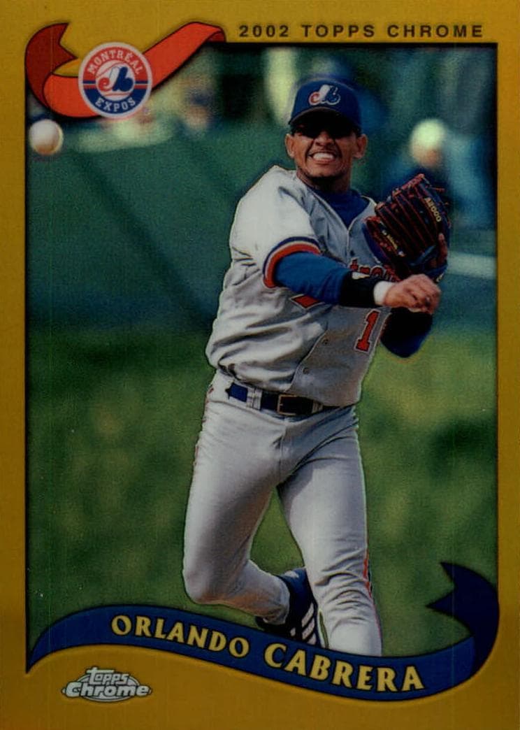 Orlando Cabrera 2002 topps Topps Chrome