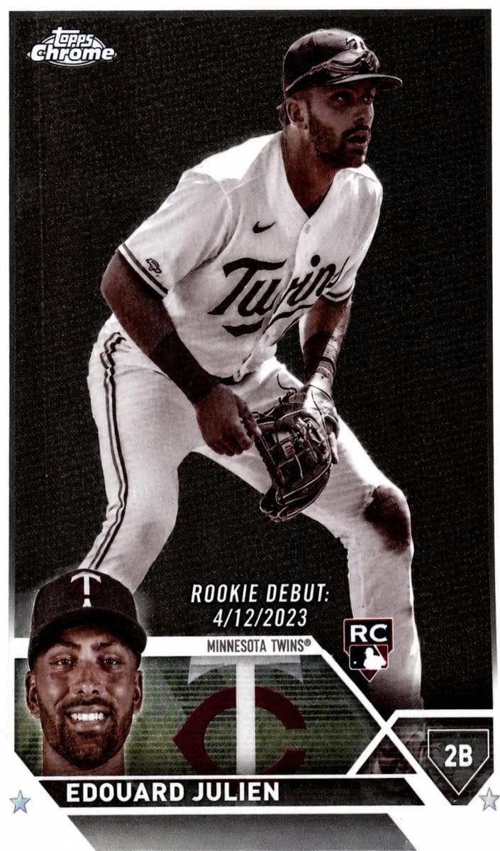 Edouard Julien 2023 topps Topps Chrome Update