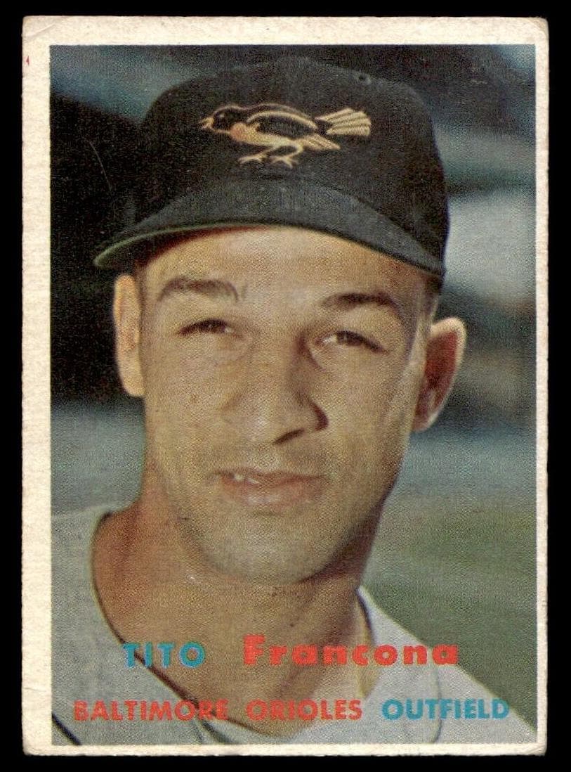 Tito Francona 1957 topps Topps