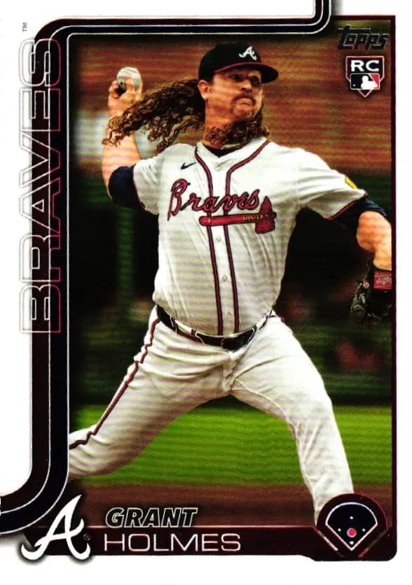 Grant Holmes trading card