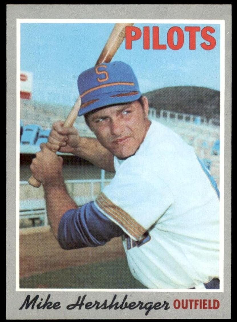 Mike Hershberger 1970 topps Topps