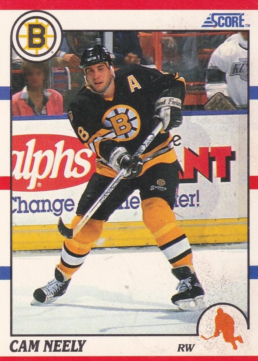 Cam Neely 1990 panini Score (CA)