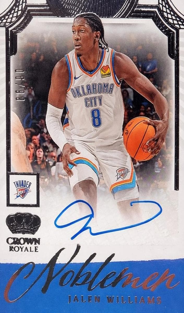 Jalen Williams 2023 panini Panini Crown Royale