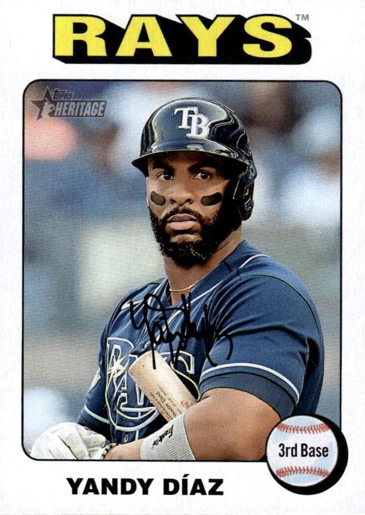 Yandy Díaz 2024 topps Topps Heritage