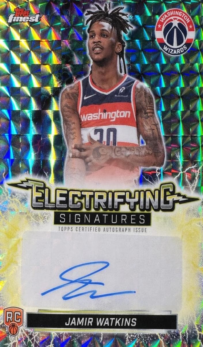 Jamir Watkins 2025 topps Topps Finest