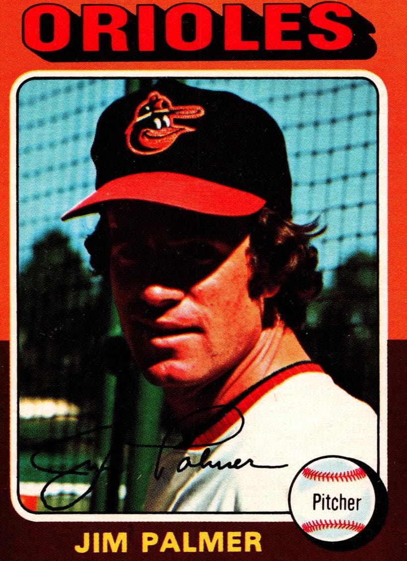 Jim Palmer 1975 topps