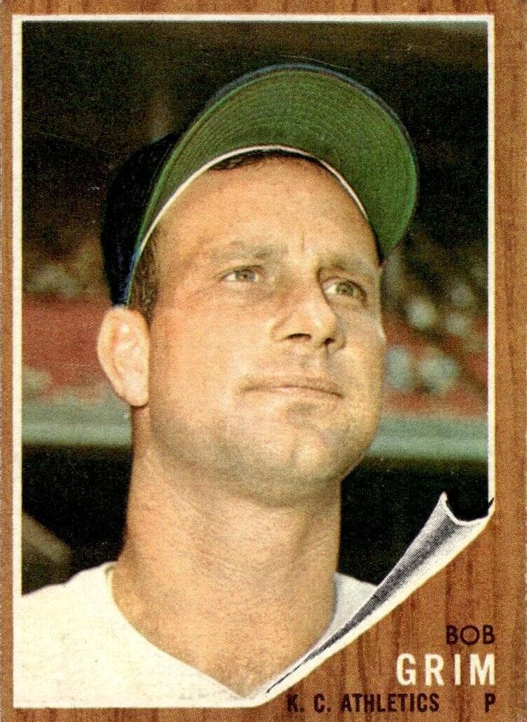 Bob Grim 1962 topps Topps