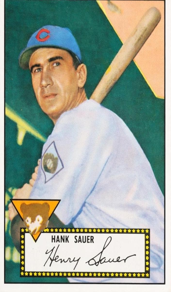 Hank Sauer 1952 topps Topps
