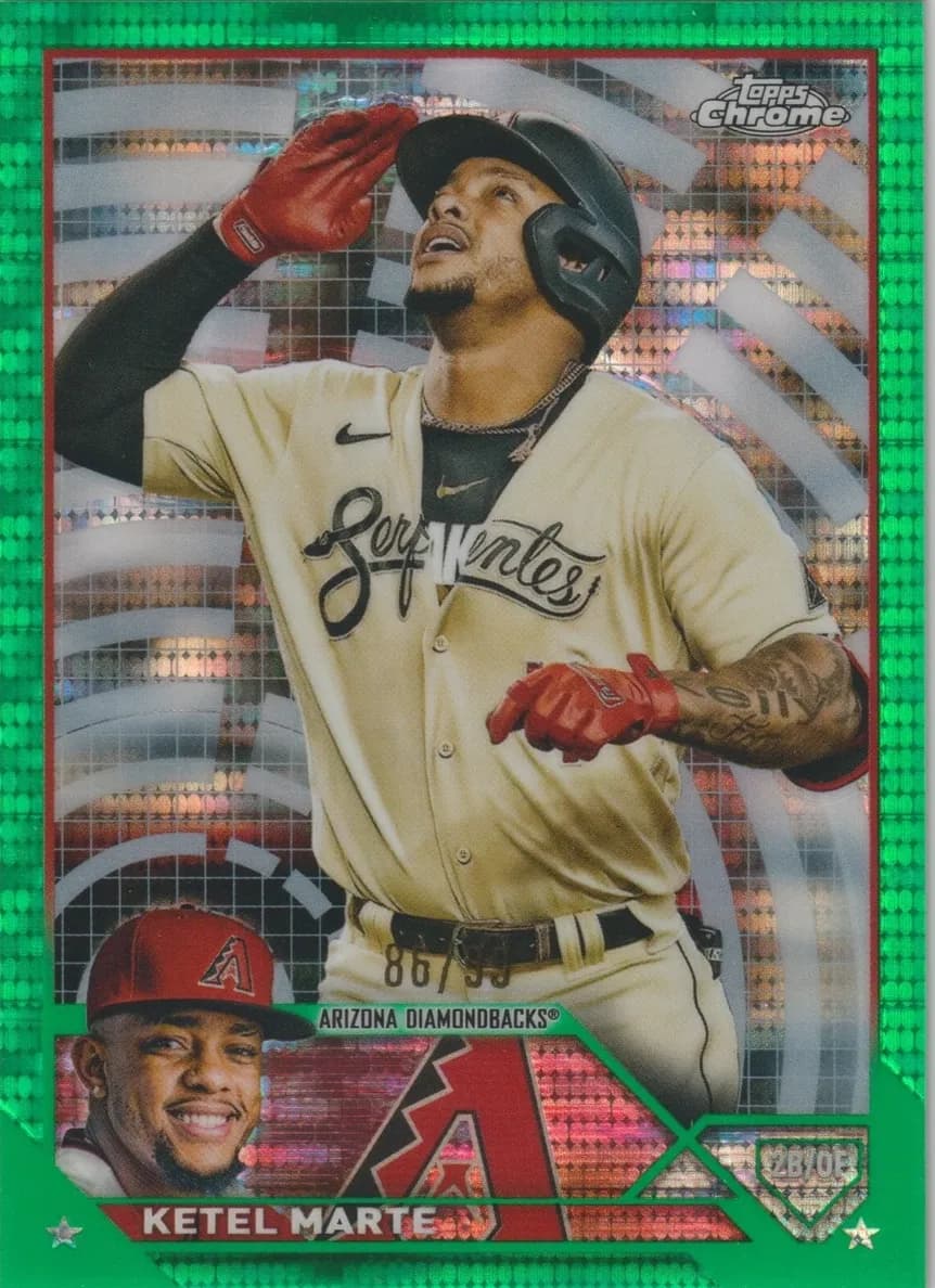 Ketel Marte 2023 topps Topps Chrome
