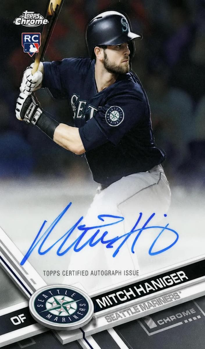 Mitch Haniger 2017 topps Topps Chrome