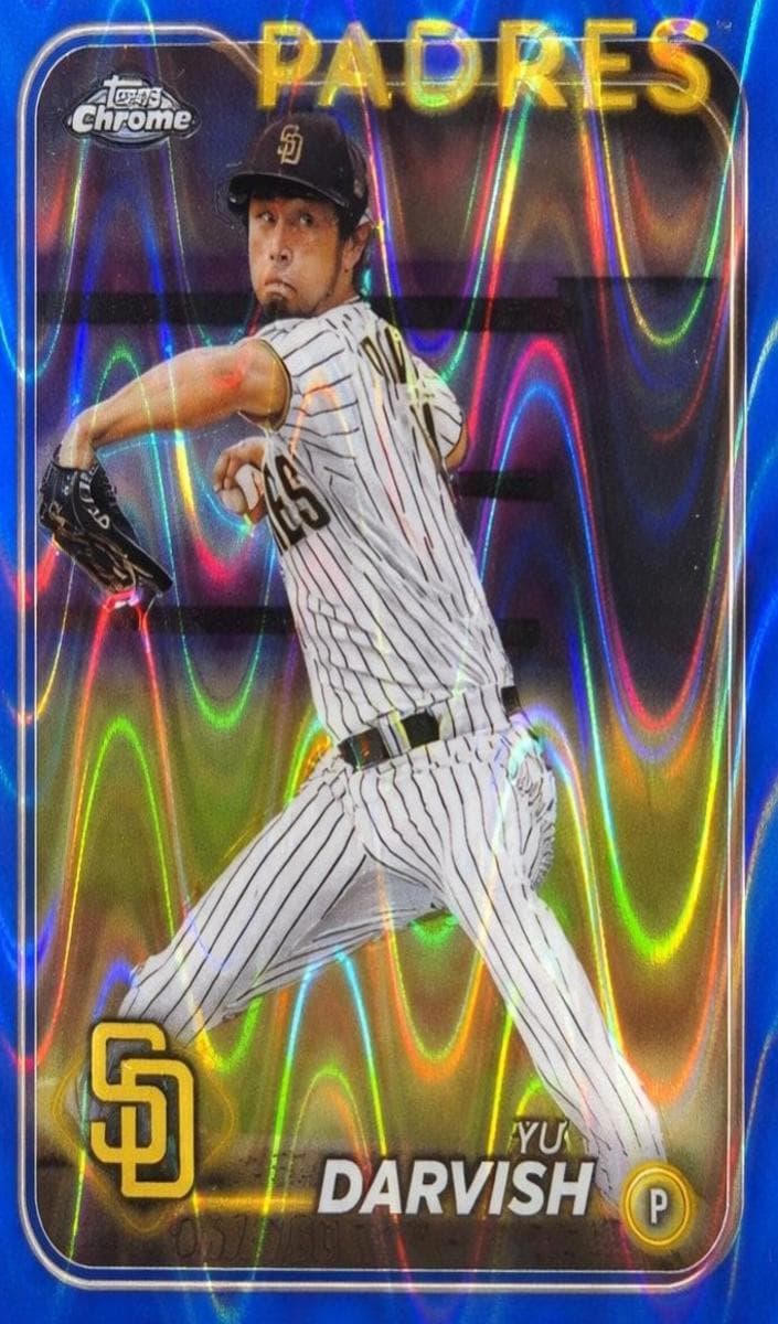Yu Darvish 2024 topps Topps Chrome Logofractor Edition