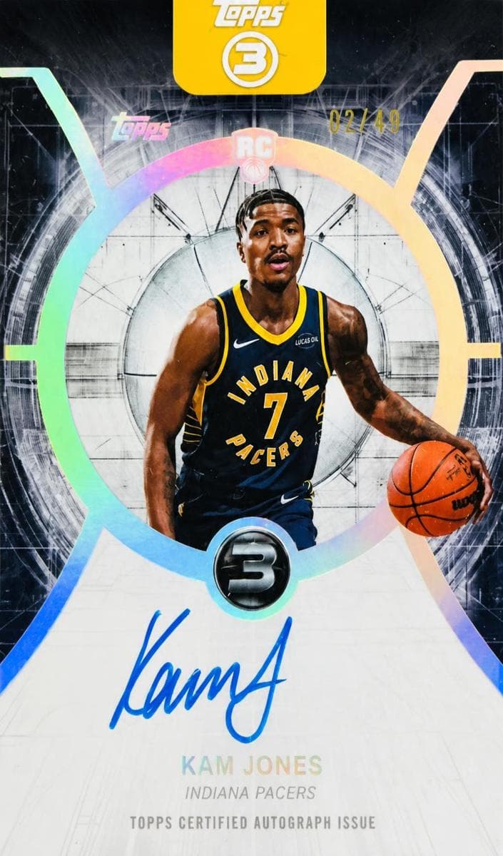 Kam Jones 2025 topps Topps 3