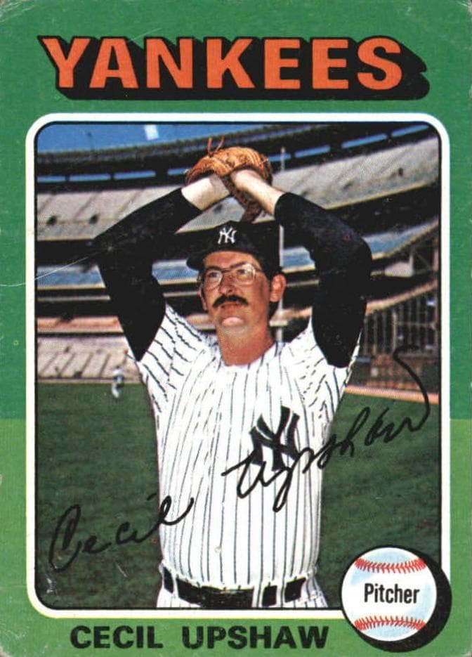 Cecil Upshaw 1975 topps Topps