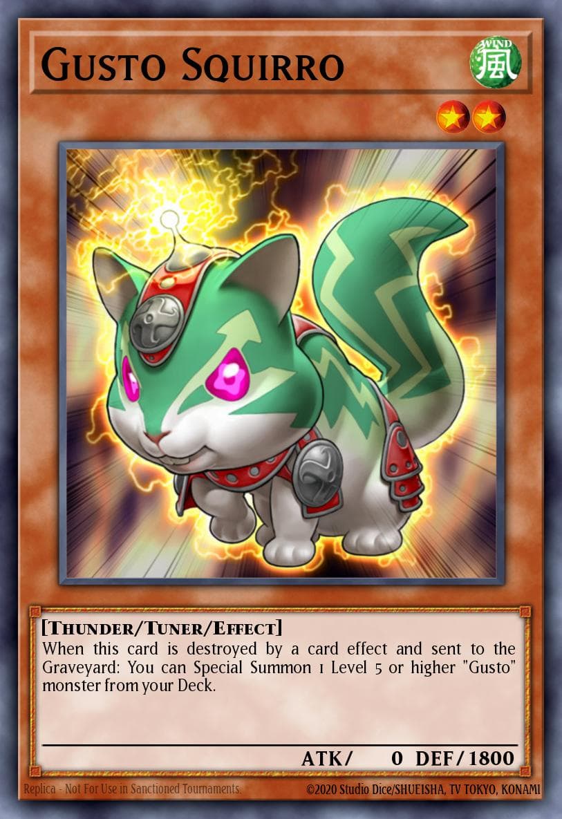 Gusto Squirro 2012 Yu-Gi-Oh! Duel Terminal 6